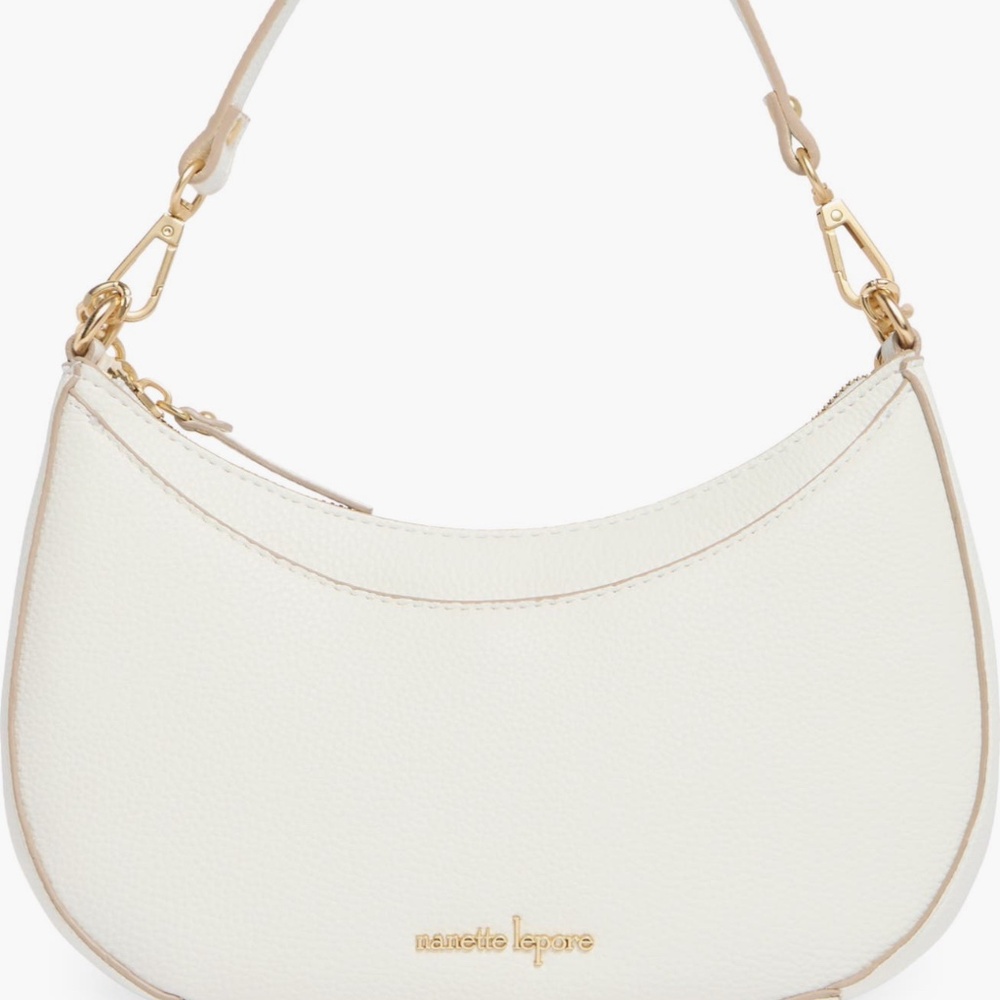 Natasha Crescent Baguette Shoulder Bag